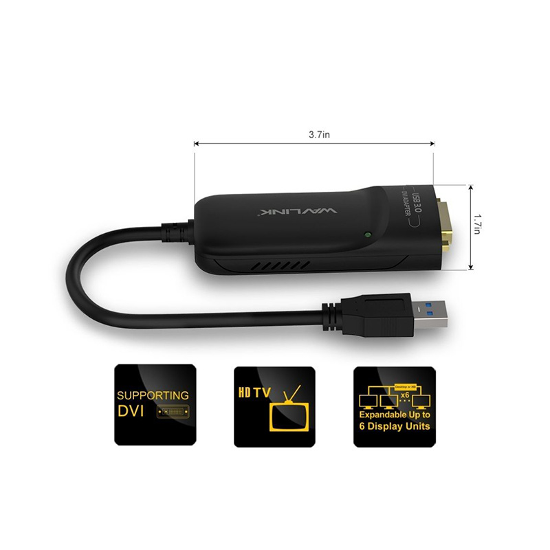 UG3501D USB 3.0 to DVI Graphic Display Adapter 2