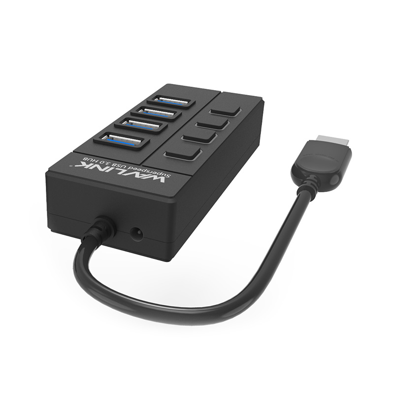 UH30414, SuperSpeed USB 3.0 4 Port HUB with Individual Power Switches 3