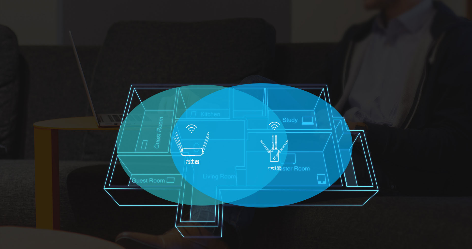 575A3中继器,双频齐进wifi无处不在
