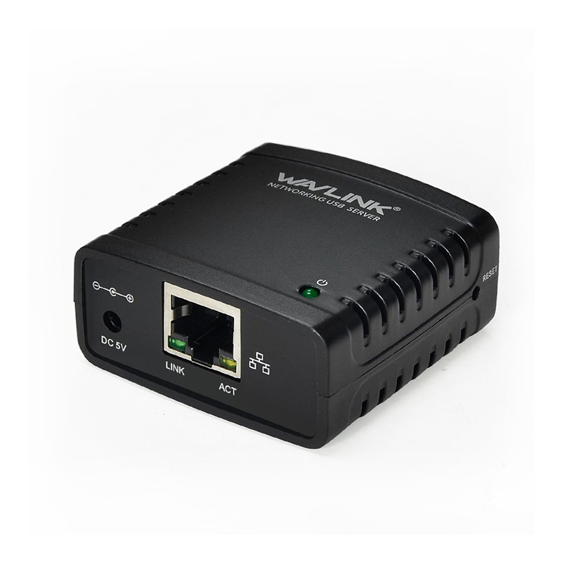 NU78M41 10/100Mbps Ethernet to USB 2.0 Network LPR Print Server