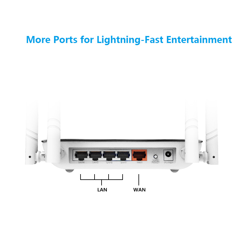 WL-WN530H4 AC1200 High Power Dual Band Wireless Router -wavlink.com