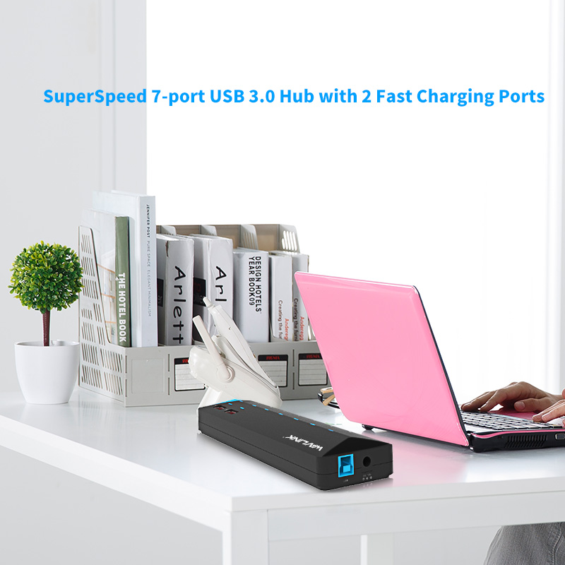 UH3073P2 SuperSpeed 10-Port USB 3.0 Hub 2