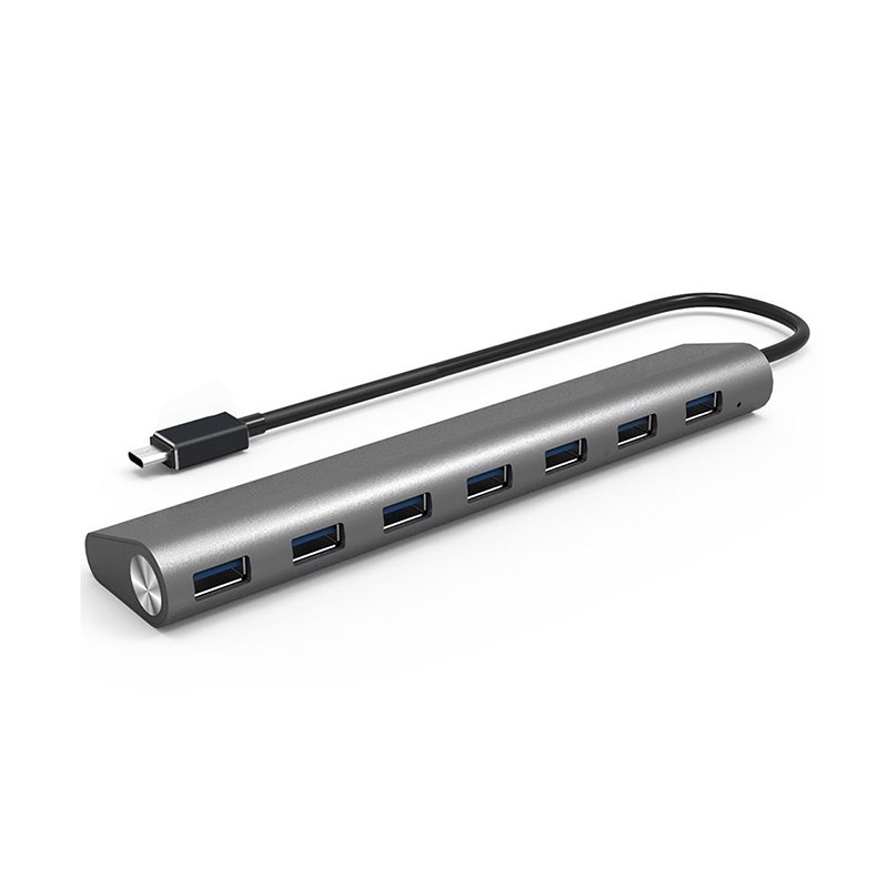 Wavlink 7 Port USB 3.0 Hub,Aluminum USB Hub Designed 5V 4A Power Adapter 