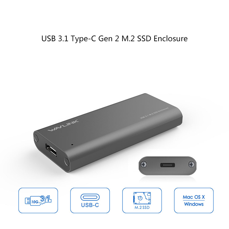 ST236C USB 3.1 Type-C Gen 2 M.2 SSD Enclosure 2