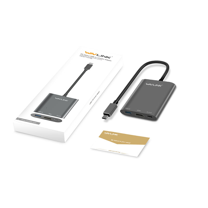UHP3402 Aluminum USB C Gen 2 HUB with Power Delivery and HDMI 6