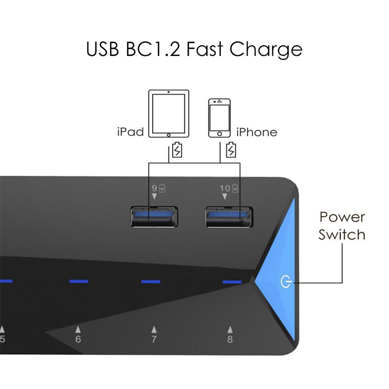 UH3101 SuperSpeed USB3.0 10 Port HUB 4