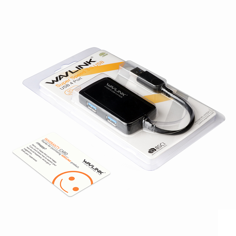 UH30411 4-Port Portable USB 3.0 HUB 5