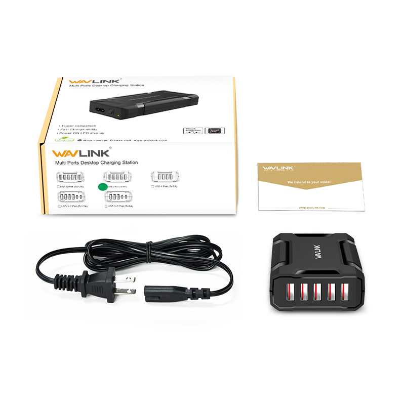UH1052P 5-Port 45W/9A Smart Charger 4