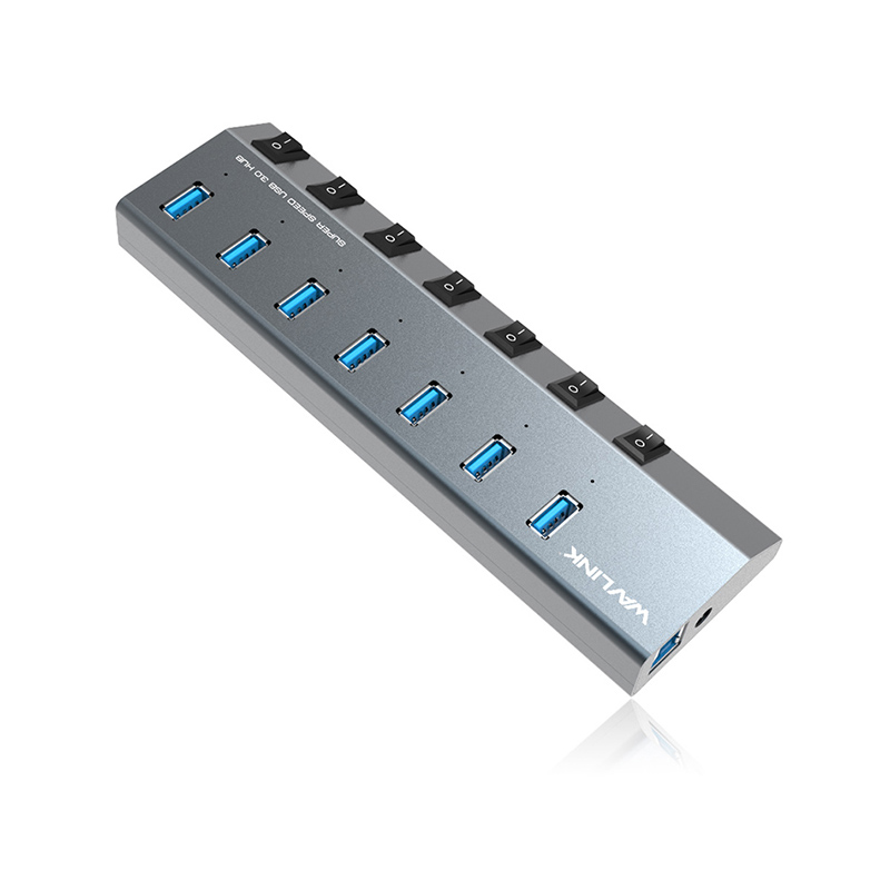UH3076 SuperSpeed USB3.0 7 Port HUB with Individual Power Switches HUB 2