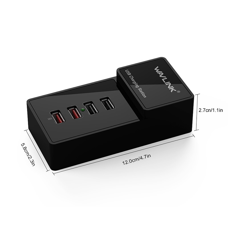 UH1042P7 4-Port 35Watt Smart USB Charger 4