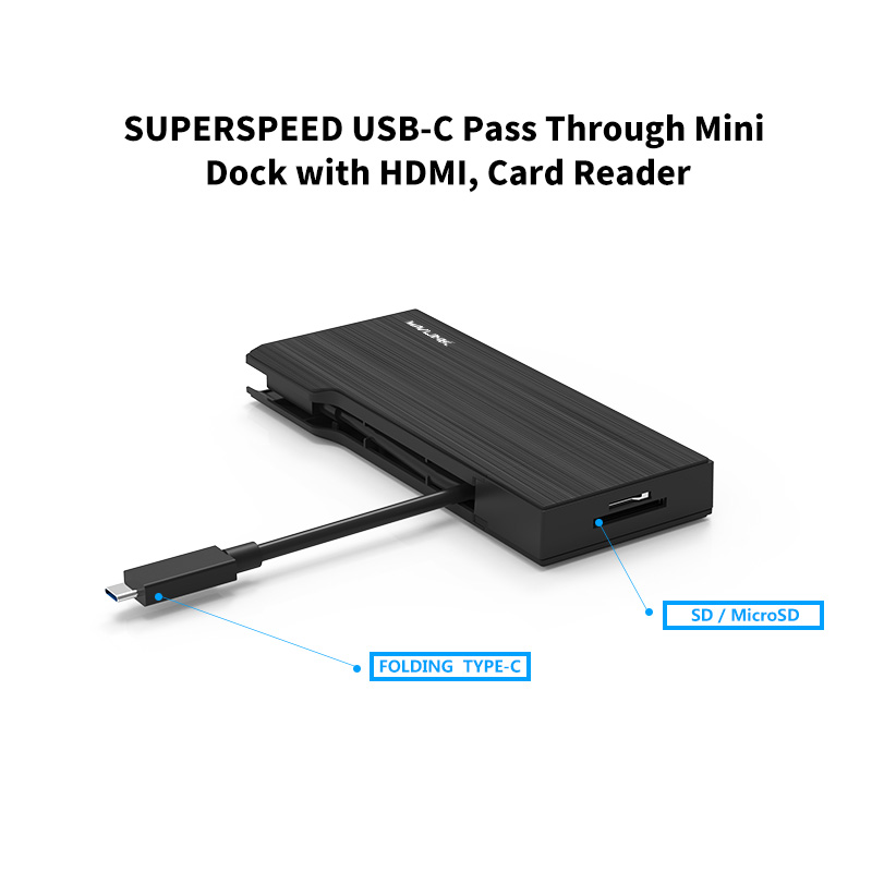 UHP3406 SUPERSPEED USB-C Mini Dock HDMI 4