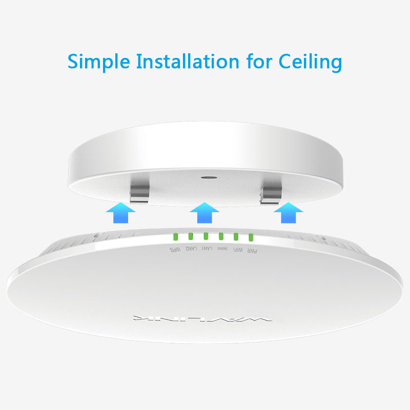 WL-WN530HB3 QUANTUM D4C – AC1200 Dual-band High Power Wi-Fi Ceiling ...