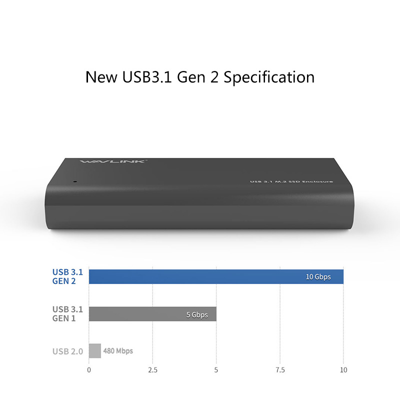 ST236C USB 3.1 Type-C Gen 2 M.2 SSD Enclosure 3