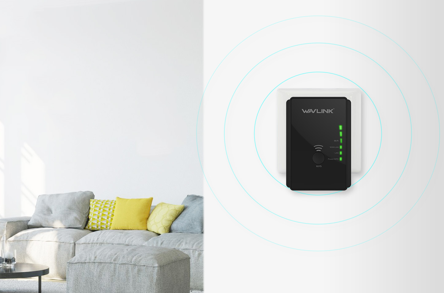 Wn578b2 Ac750 Wireless Dual Band Smart Wi Fi Ap Range Extender Router Wavlink See The World Powered By Wavlink
